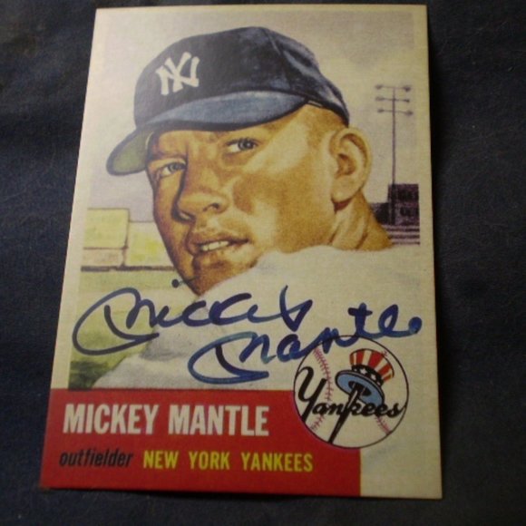 1953 Topps #82RP MICKEY MANTLE Yankees
